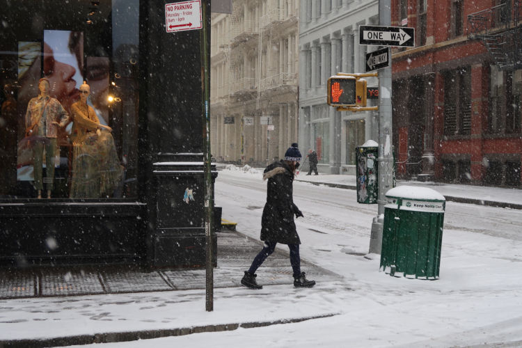 Jochen Brennecke Photography snowing again New York
