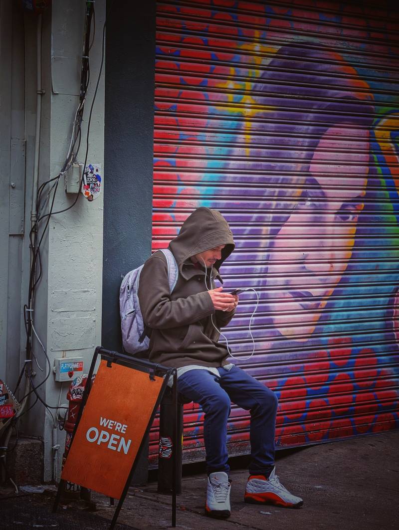 Jochen Brennecke Photography striped face New York